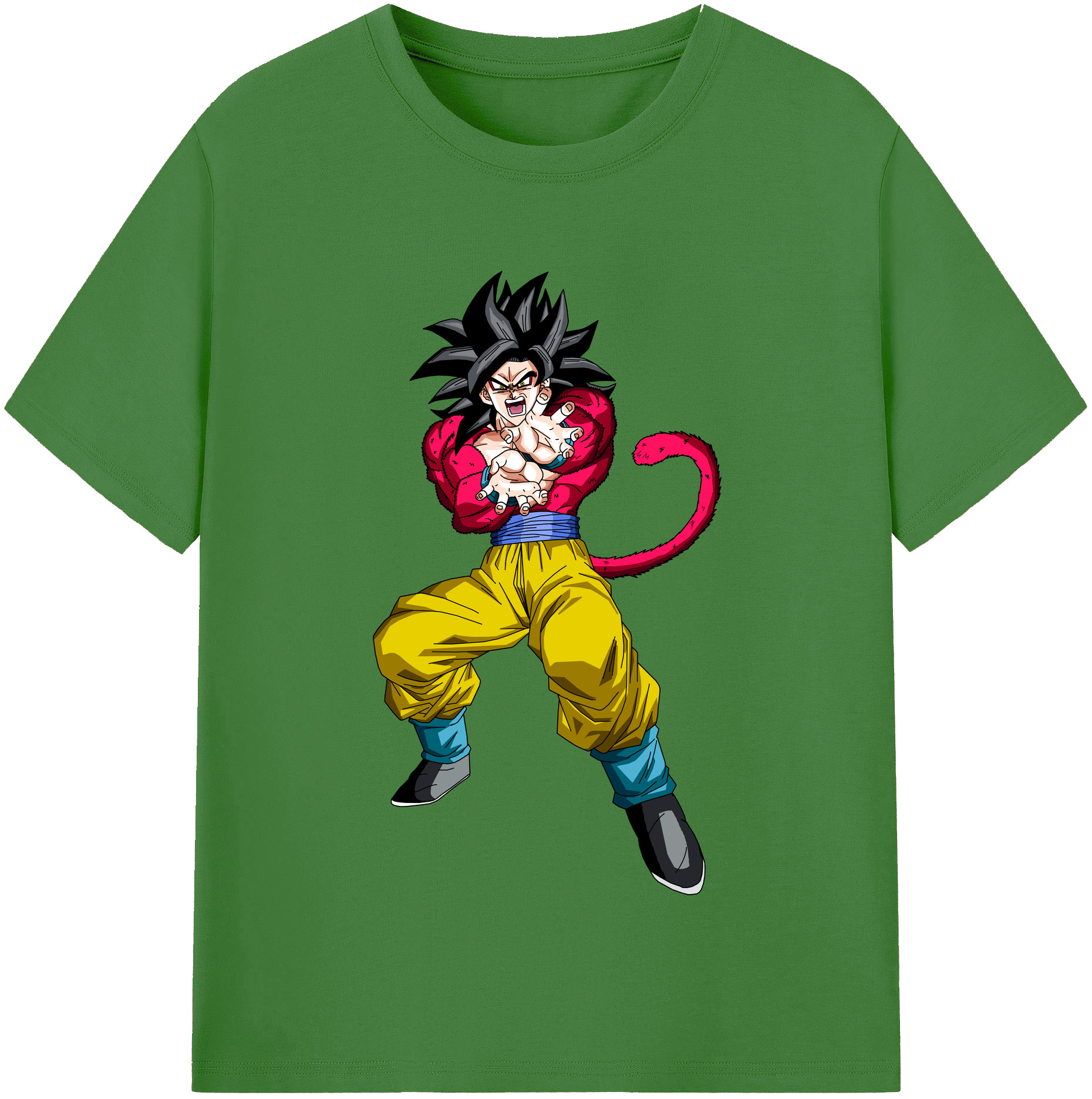 （画像用） ドラゴンボール 孫悟空（そん ごくう）Son Goku カカロット DRAGON BALL Kakarotto レディースカジュアルプリントTシャツ（綿100％）